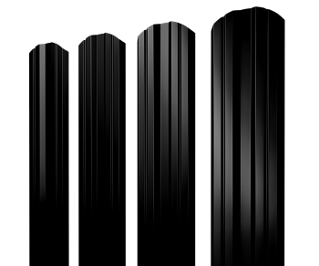 GL Штакетник Twin, фигурный 0.5 мм, GreenCoat Pural Matt BT, RR 33