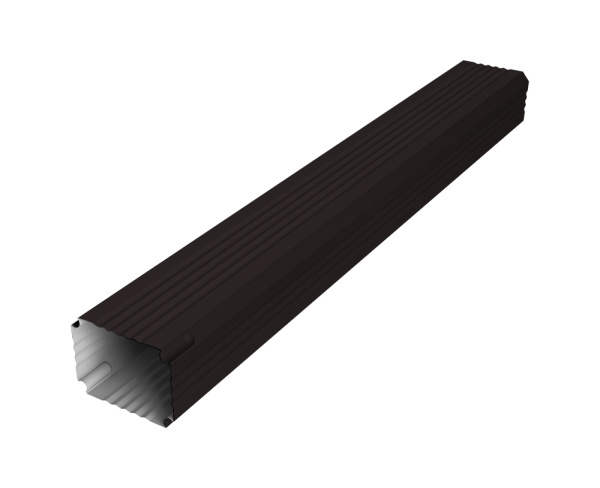 Труба гофрированная Vortex Lite Matt Ø 102 мм, L=1000 мм, RAL 9005