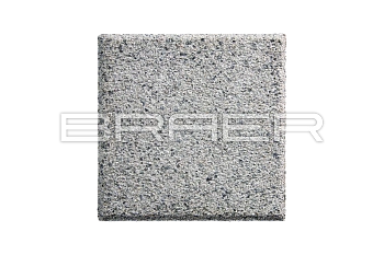 Тротуарная плитка Braer Лувр 60 мм 200х200 мм, цвет: Гранит на белом
