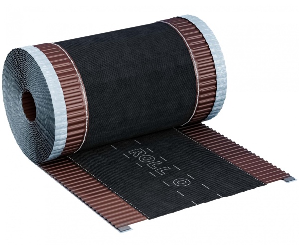 Вентиляционная коньковая лента Eurovent ROLL O 310 мм, цвет: коричневый