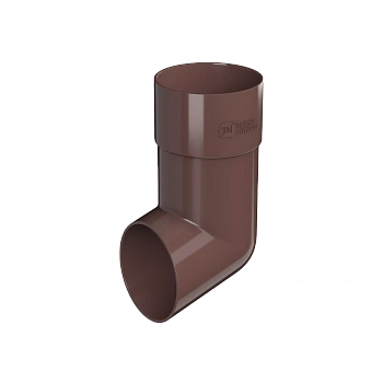 Слив трубы, Технониколь пвх, стандарт Ø82 мм, цвет: коричневый