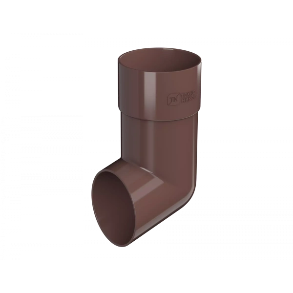 Слив трубы, Технониколь пвх, стандарт Ø82 мм, цвет: коричневый