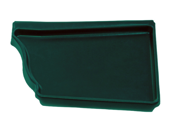 Заглушка правая Vortex, Ø 126 мм, RAL 6005