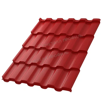 Металлочерепица МП, Монтекристо M 0.5 мм, NormanMP, RAL 3020