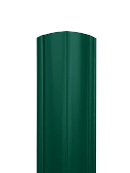 ММТ Штакетник Полукруглый, фигурный, 122 мм 0.42 мм, PE-double, RAL 6005
