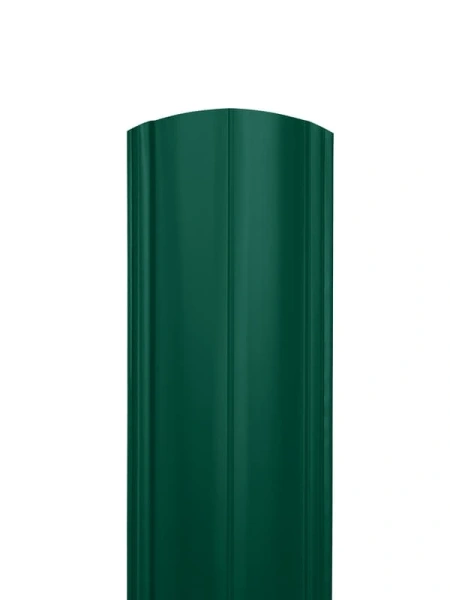 ММТ Штакетник Полукруглый, фигурный, 122 мм 0.42 мм, PE-double, RAL 6005