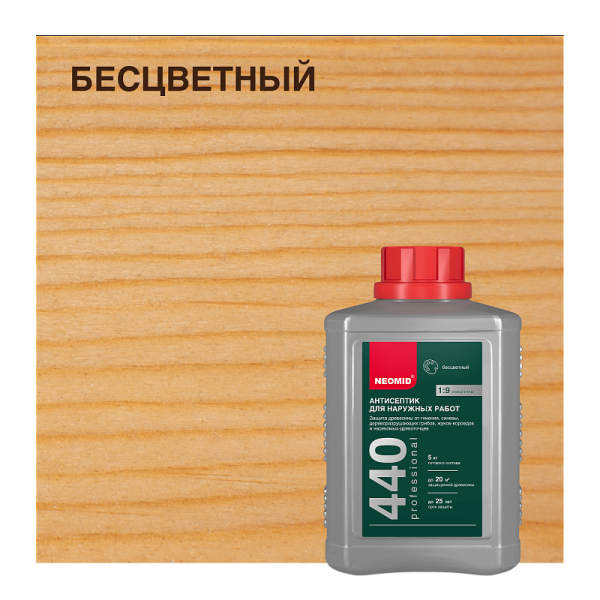 Неомид 440 Eco, антисептик для наружных работ, концентрат,  уп 1 кг