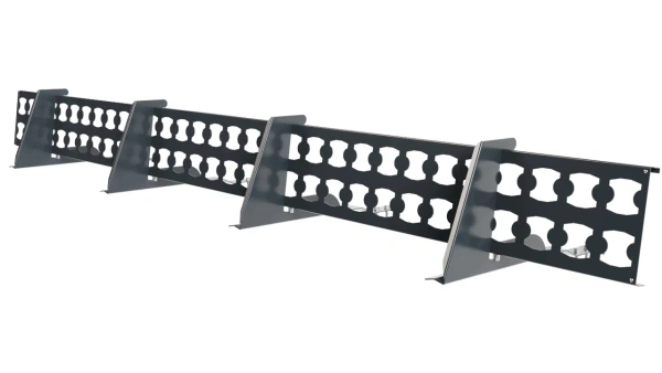 Снегозадержатель решетчатый для натуральной черепицы Borge L=2500 мм, 4 опоры, 1 полотно RAL 7016