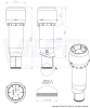 P-вентилятор Vilpe, Е220 Р, 160/ ИЗ/ 700 мм серый
