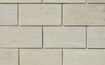 Фасадная плитка White Hills Тиволи под Травертин, цвет: 550-10 / бежевый