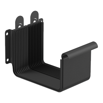 Соединитель желоба квадратный, Galeco STAL 2 125/80 х 80 мм, RAL 7024
