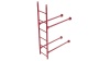 Фасадная лестница Borge, нижняя секция, L=1800 мм RAL 3003