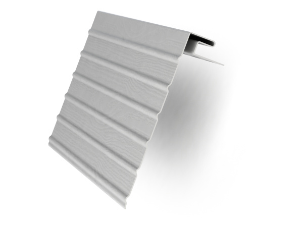 J-фаска пвх, Grand Line, L=3000 мм серия Classic Standart, цвет: белый