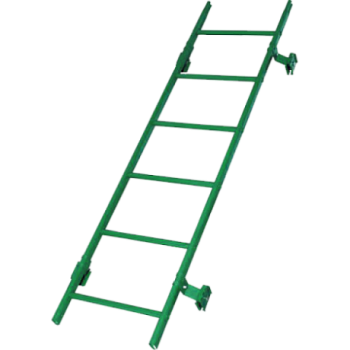 Лестница кровельная для фальцевой кровли Roofsystems Prestige 400 фальц, L=3000 мм RAL 6005