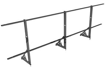 Ограждение кровельное, универсальное Promo Next, H=900 мм RAL 7042, L=3000 мм