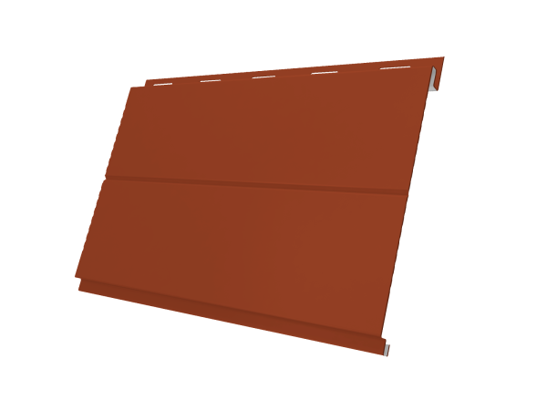 Металлический сайдинг Grand Line, Вертикаль Line 0.5 мм, Satin, RAL 8004