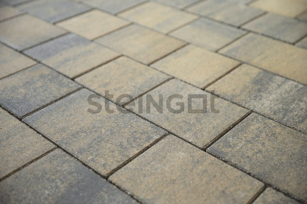 Тротуарная плитка Steingot Новый город 40 мм 160/200/240 х 160 мм, цвет: Stein Chrome