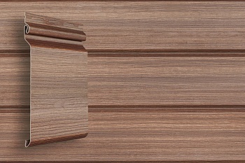 Сайдинг Grand Line, Natural-брус, L=3000 мм серия Design Tundra, цвет: рябина