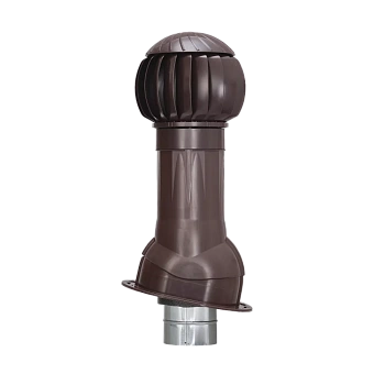 Комплект вентиляции Gervent для кровли фальцевой и гибкой черепицы 150/ИЗ/160 мм коричневый