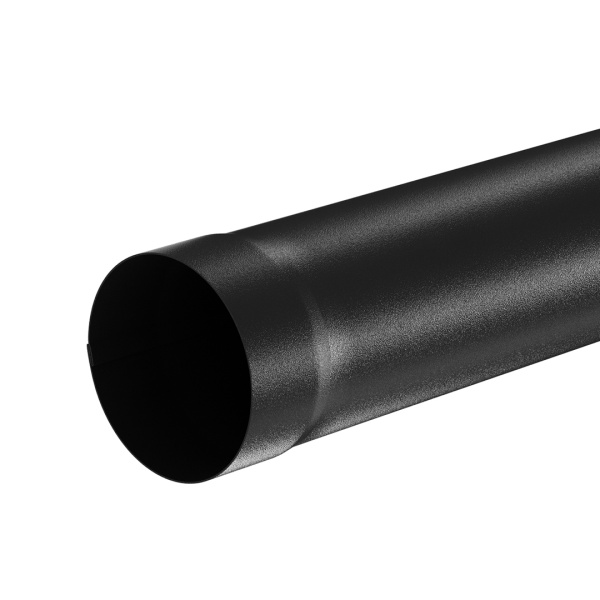 Труба водосточная Aquasystem Премиум Ø 100 мм, L=1000 мм, PU Matt, RAL 9005