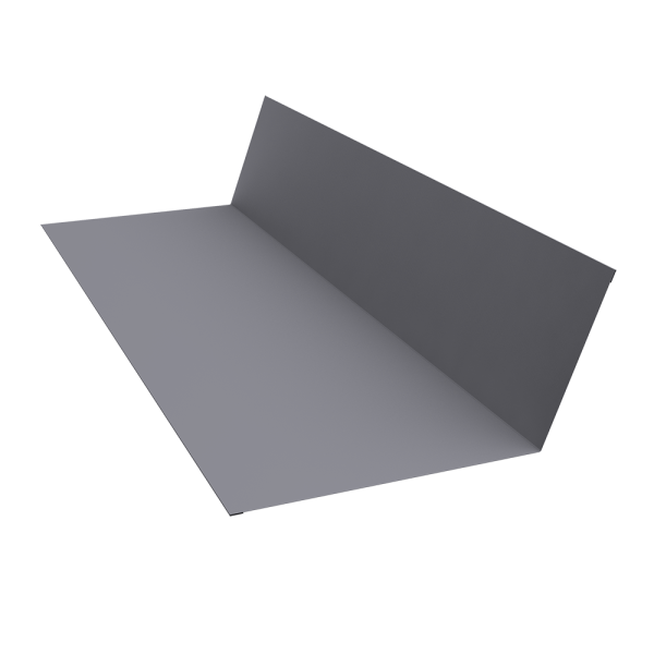 GL Планка примыкания, 150х250 мм 0.7 мм, PE, RAL 7004, L=2000 мм