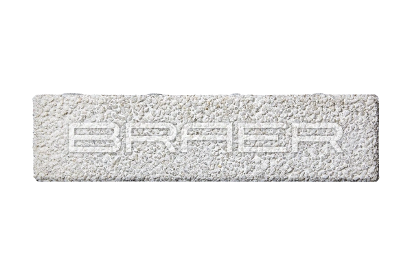 Тротуарная плитка Braer Ригель 60 мм 320х80 мм, цвет: Мрамор Select