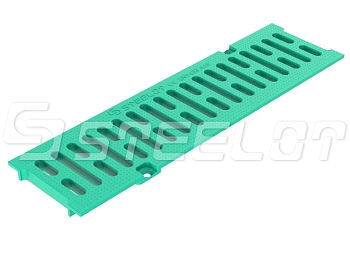 Решетка пластиковая SteeStart DN100, А15, Цвет: зеленый