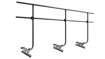 Ограждение кровельное для фальцевой кровли Borge, H=1200 мм, L= 3000 мм RAL 7016