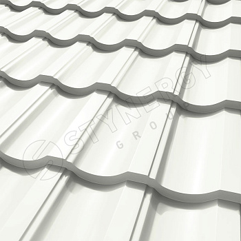 Металлочерепица Stynergy, Garda 0.5 мм, Corundum, RAL 9010