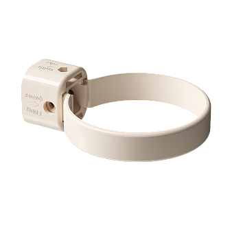 Хомут трубы универсальный, Docke Lux, Ø100 мм, цвет: латте