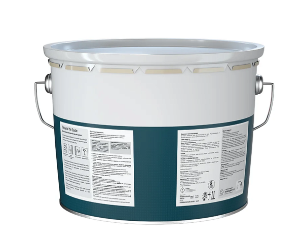 Краска Tikkivala Yki Socle, для цоколя, матовая, база A, уп 9 л цвет: белый