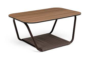 Стол журнальный из HPL, Гранада, 90х60 см цвет: дуб