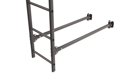 Фасадная лестница Borge, верхняя секция, L=1800 мм RAL 8019