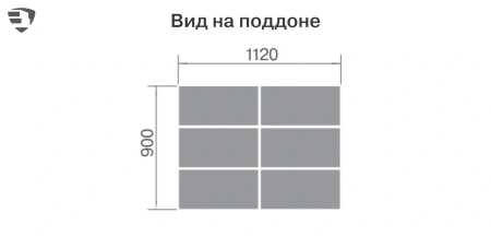 Тротуарная плитка Braer Сити 80 мм 600х300 мм, цвет: серый