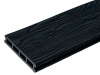 Террасная доска TalverWood 148 мм, L= 4000 мм вельвет и 3D, цвет: графит