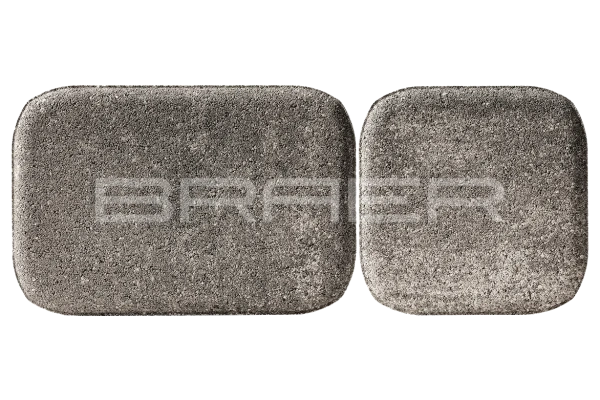 Тротуарная плитка Braer Классико Дуо 40 мм 115Х115, 172х115 мм, цвет: Color Mix Туман