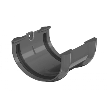 Соединитель желоба, Технониколь, оптима Ø 120 мм, цвет: серый