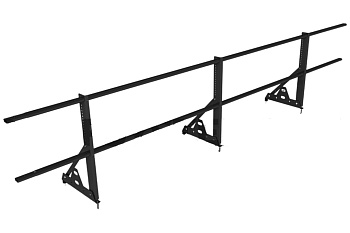 Ограждение кровельное, универсальное Promo Next, H=600 мм RAL 7016, L=3000 мм