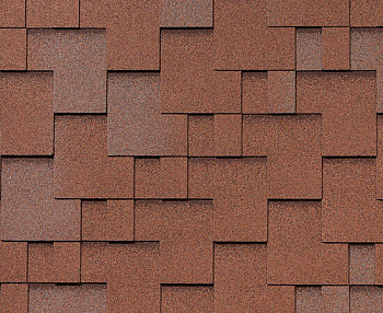 Битумная черепица RoofShield, Премиум, модерн цвет: песочный, 3 м² / уп.