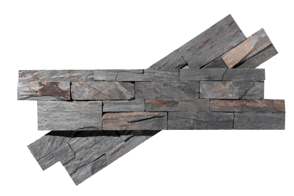 Кварцит, 3D панель из камня, 600х150 мм, Rockface Rustic