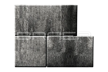 Тротуарная плитка Braer Триада 60 мм 300х300, 450х300, 600х300 мм, цвет: Color Mix Ночь