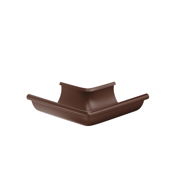 Угол желоба внешний 90° Aquasystem Премиум Ø125 мм, PU Matt, RAL 8017