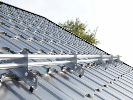 Снегозадержатель Roofsystems Alum Next, L=3000 мм RAL 7004