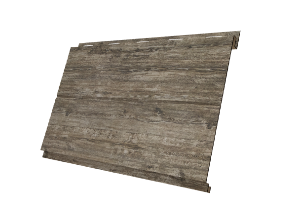 Металлический сайдинг Grand Line, Вертикаль Line 0.45 мм, Print Elite, Nordic Wood TwinColor