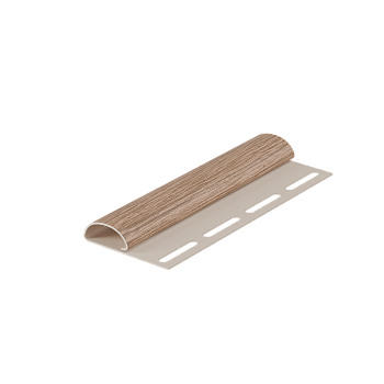 Финишная планка пвх, Docke, L=3000 мм серия Lux под дерево, цвет: кедр