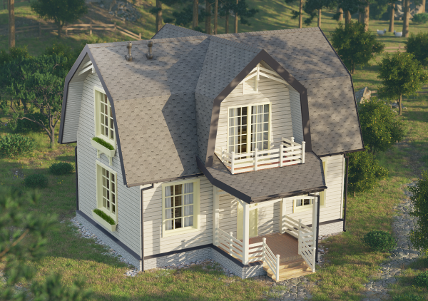 Битумная черепица, Docke, Eurasia, Шестигранник цвет: серый, 3 м² / уп.