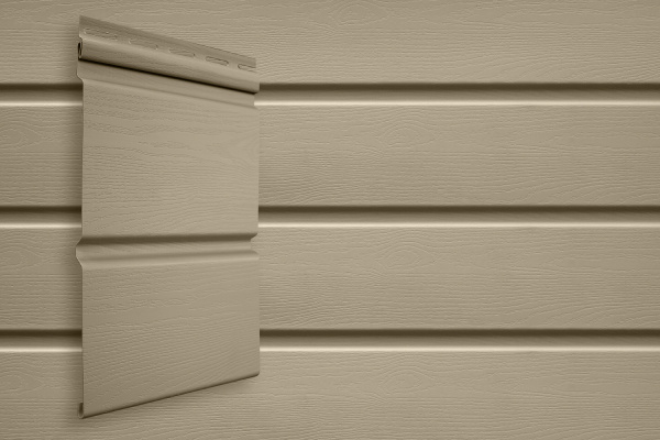 Сайдинг Grand Line, Double-брус, L=3000 мм, серия Classic Standart, цвет: бежевый