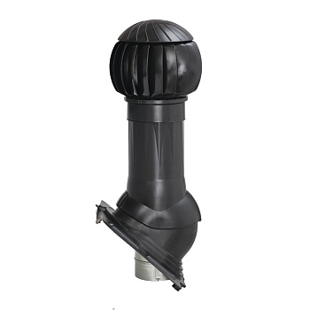 Комплект вентиляции Gervent Universal 125/ИЗ/160 мм черный