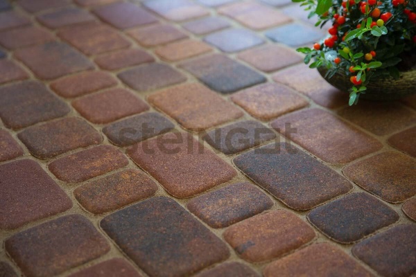 Тротуарная плитка Steingot Классика 60 мм 115/172 х 115/86 мм, цвет: блэнд