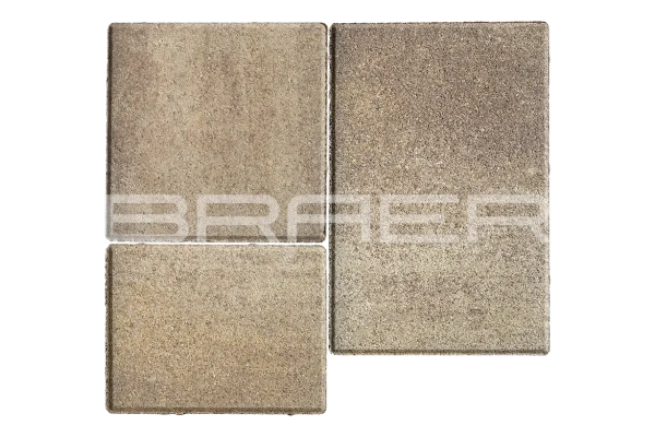 Тротуарная плитка Braer Старый город Венусбергер 40 мм 120x160, 160x160, 240x160 мм, прямоугольная, цвет: Color Mix Степь